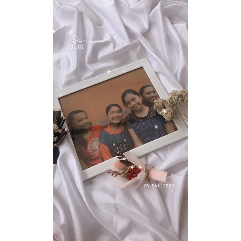 Cetak foto ukuran 10R cetak+bingkai
