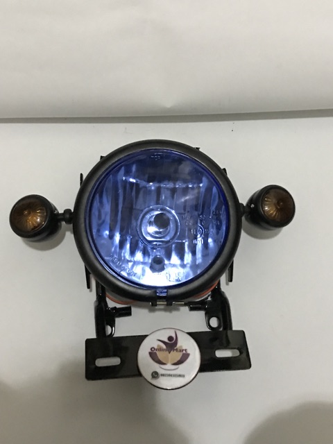 lampu cb bulat variasi gl pro gl max plus breket hitam plus lampu sen