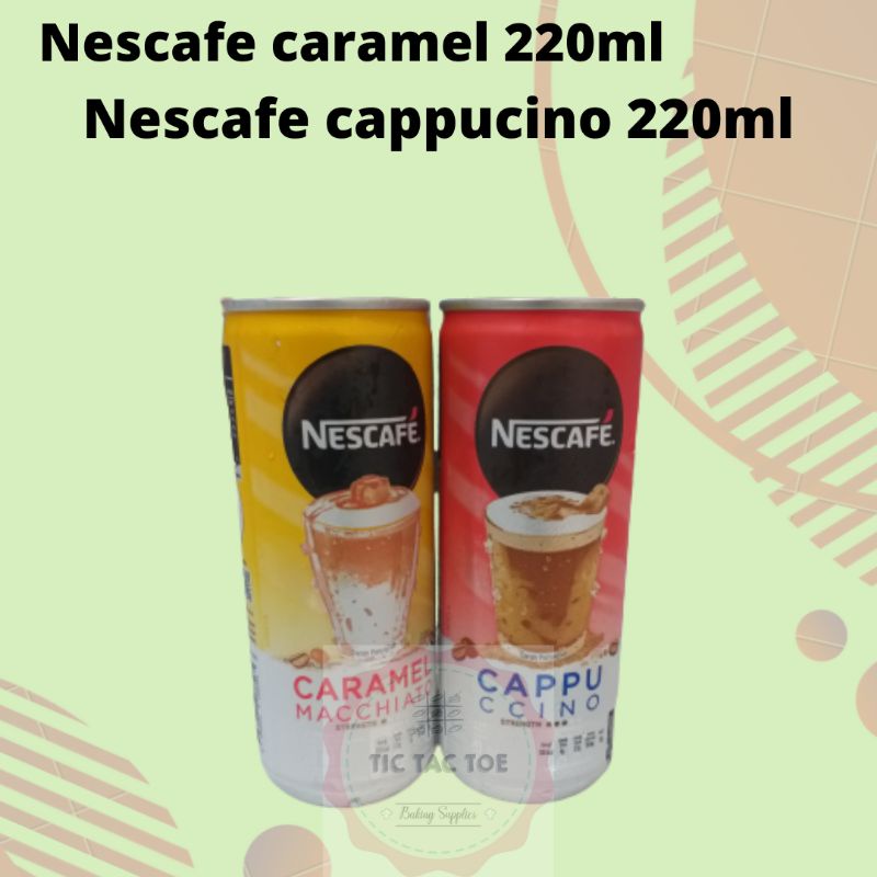 nescafe/nescafe caramel /nescafe cappucino 220ml
