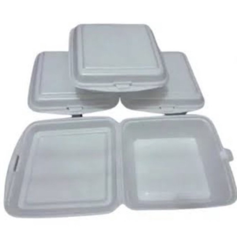 Styrofoam Tf3/Gabus Nasi/Kotak Makanan/Kotak Ayam Geprek