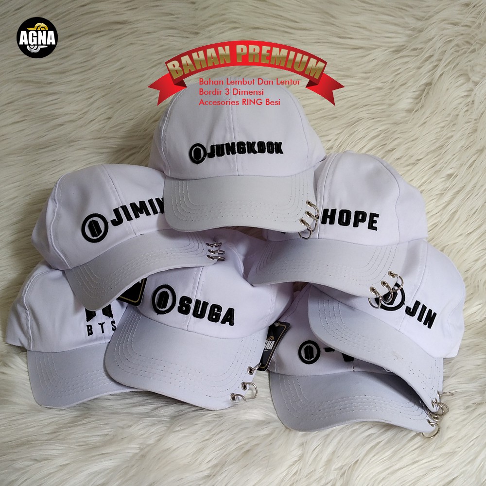 [OBRAL BIG RAMADHAN SALE]  Topi Bts  Topi Suga  Topi Jungkook  Topi Jimin  Topi Jhope  Topi Taehyung  Topi Bts Army