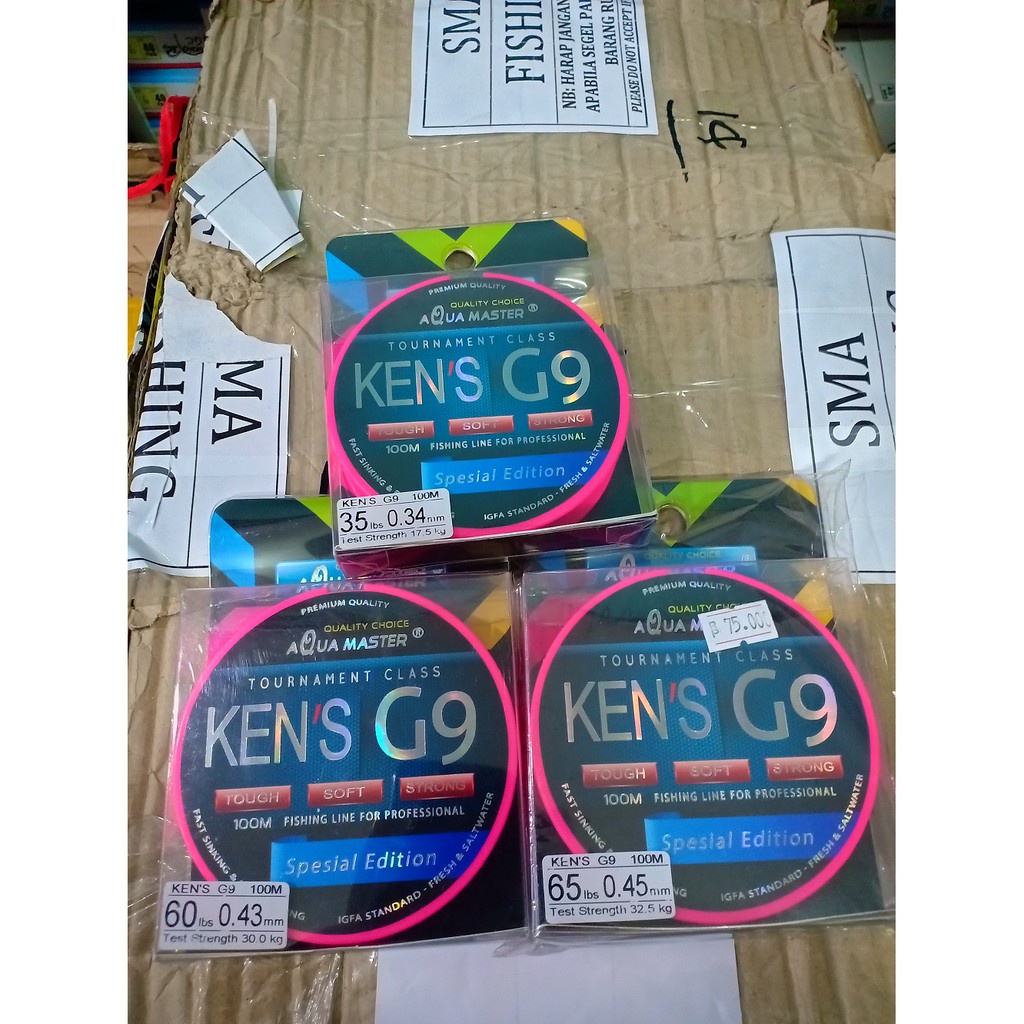 Senar Pancing Aqua Master Kens G9 IGFA Standart 100M