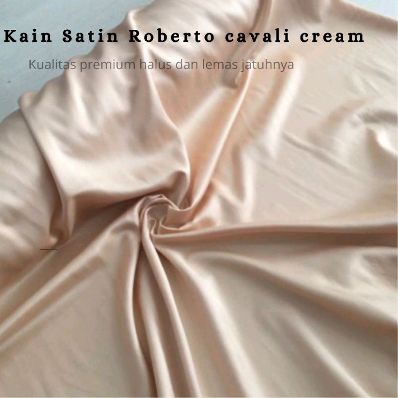 Kain Satin Roberto Cavalli Cream