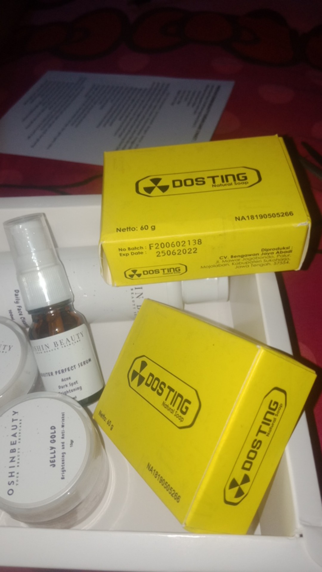 Sabun Dosting Dan Gws  Orginal 100%