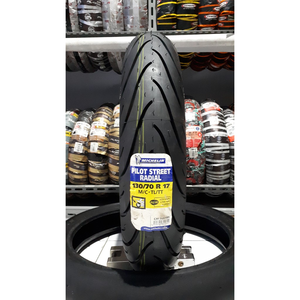 Ban MICHELIN Pilot Street Radial 130.70.17 Ban Touring Motor Sport Byson Xabre dll NOT Pirelli FDR