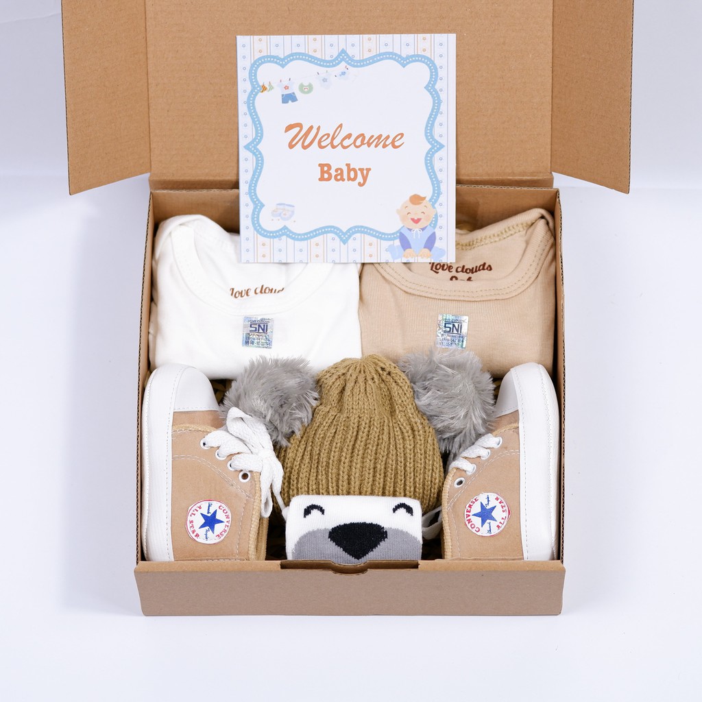 HAMPERS KADO BAYI MURAH | HAMPERS BABY-LENGKAP  KHAKI