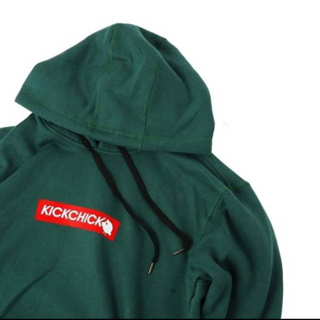 HOODIE KICKCHICK LOGO BOX RED