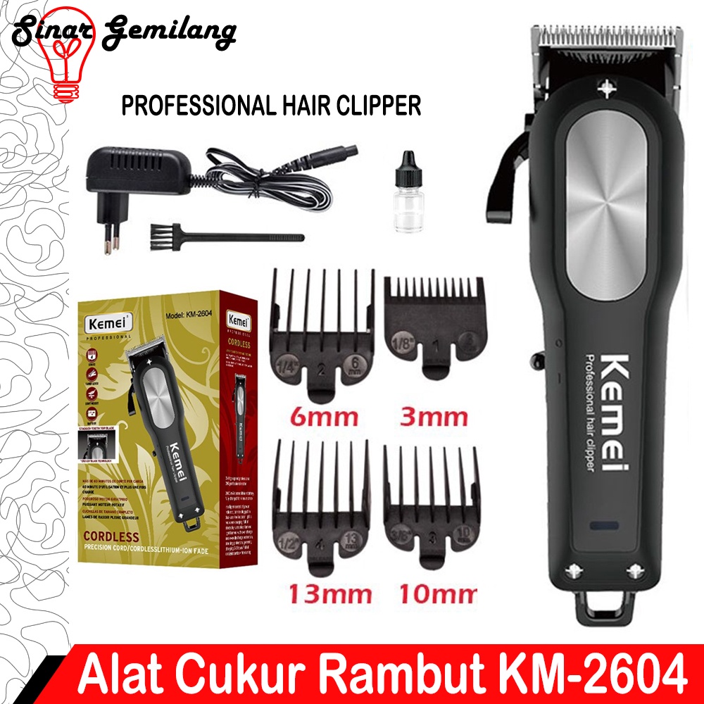 Jual Mesin Cukur Kemei Km Alat Pangkas Rambur Cordless