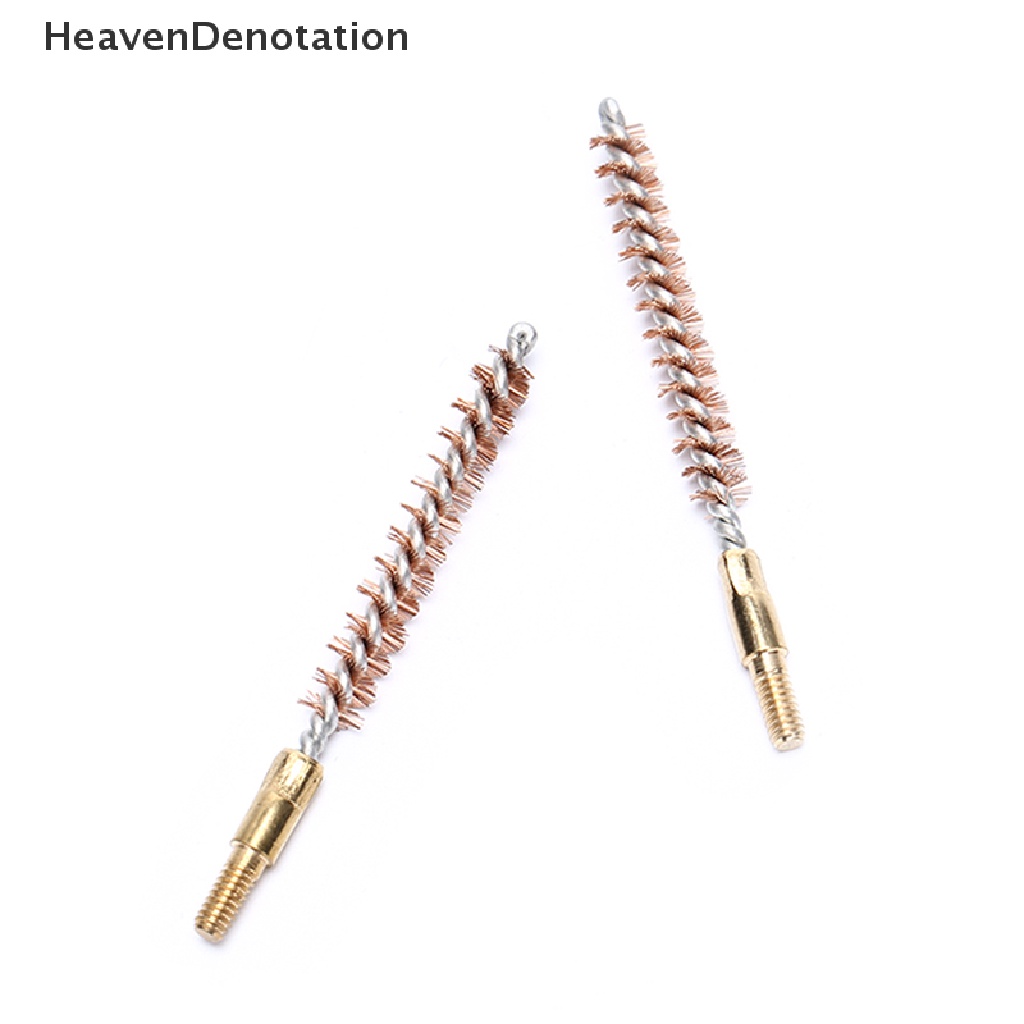 (Heavendenotation) 2pcs Sikat Pembersih Senapan 22.223cal Phosphor Bronze