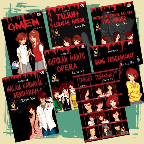 NOVEL HOROR MISTERI TEENLIT OMEN - LEXIE XU OMEN - LUKISAN HOROR, MISTERI ORGANISASI, MALAM KARNAVAL, KUTUKAN HANTU, SANG PENGHIANAT, TARGET TERAKHIR [ORIGINAL]