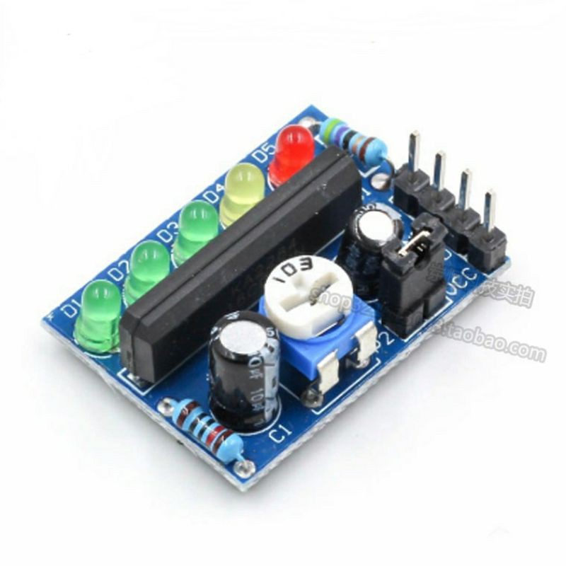 DC12V 5 Stage LED VU Display KA2284 Baterry Indicator Music Level Indicator