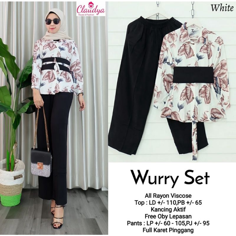 WURRY SET By CLAUDYA