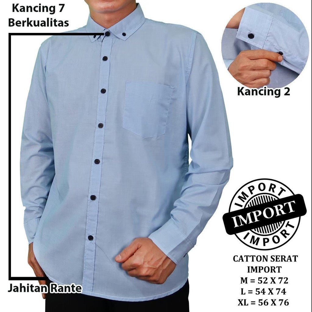 kameja pria kameja formal kameja panjang polos