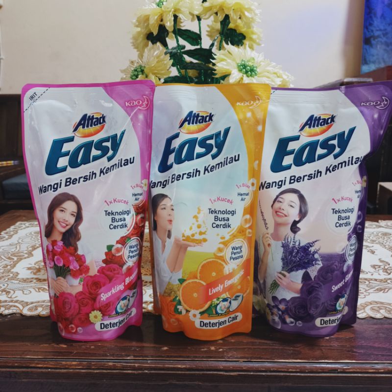 Attack Easy Deterjen Cair 750ml / Attack Deterjen Cair / Deterjen Easy