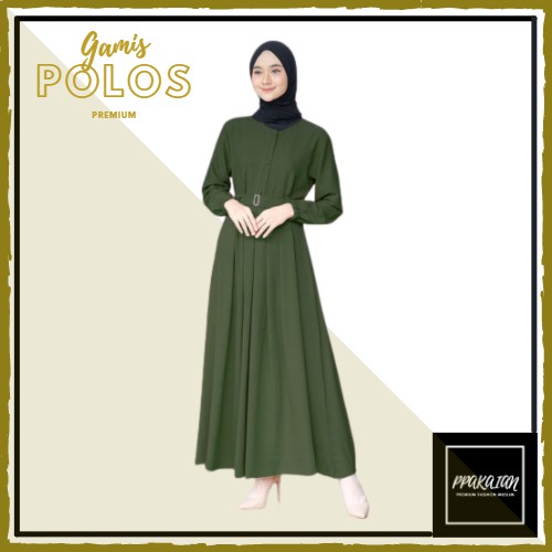 GAMIS POLOS KEKINIAN REMAJA WANITA TERBARU 2021-ARMY