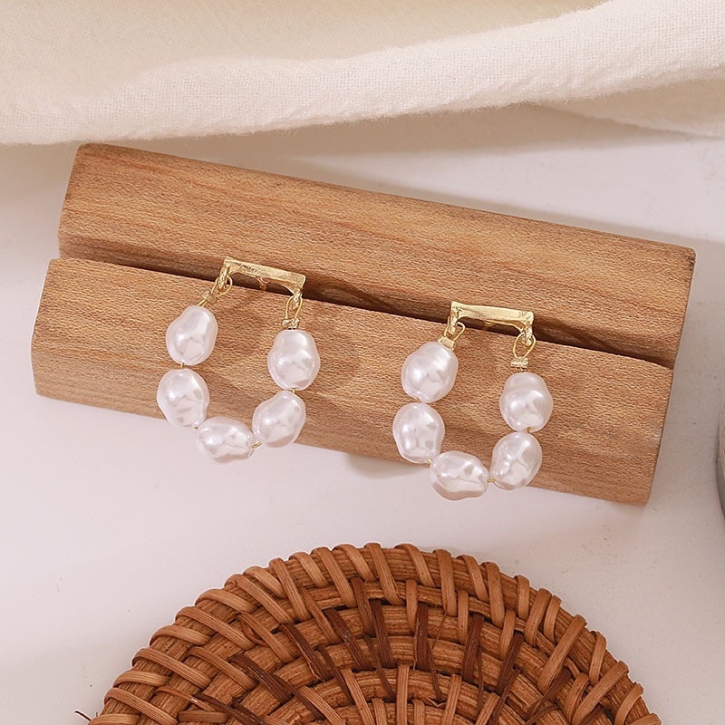 Anting S925 Silver Needle Bentuk Kupu-Kupu Aksen Mutiara Berlian Gaya Korea Vintage Untuk Wanita