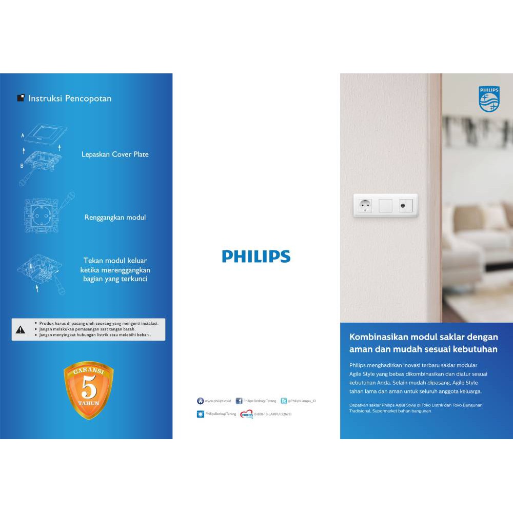 PHILIPS AgileStyle 1 Modular Size Blank - Chip Kosong