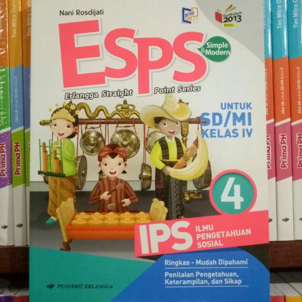 BUKU ESPS IPS SD/MI KELAS 4 REVISI K13N ERLANGGA