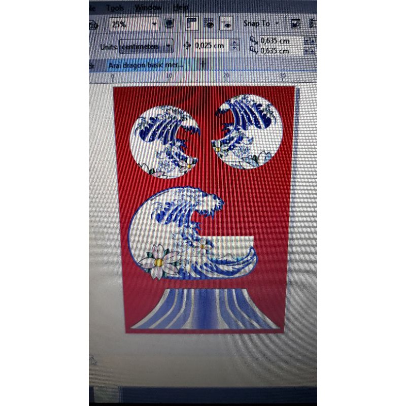 water decal arai oriental