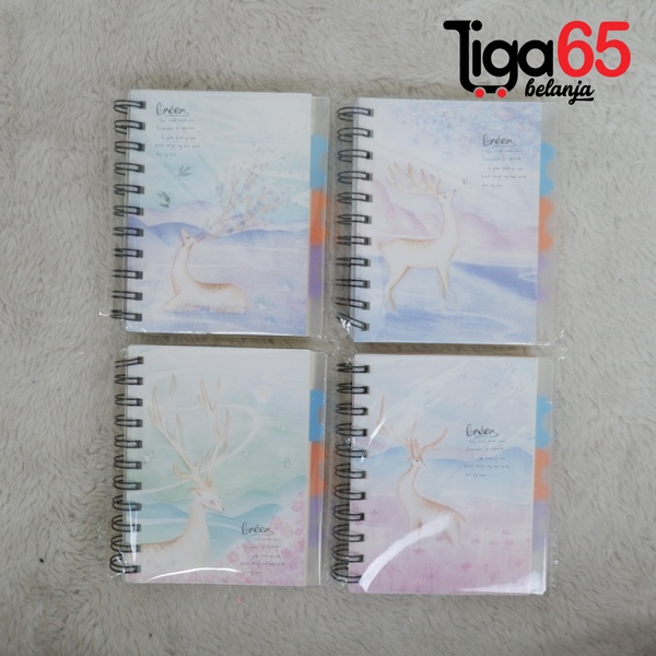 365 RING BOOK #40996 Type XQ64 Note Book Fancy Karakter / Buku &amp; Alat Tulis