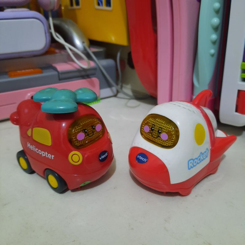 Take All Preloved Vtech Toot Toot Car Helicopter & Roket Mainan Mobil Anak not Leapfrog ELC Fisher P