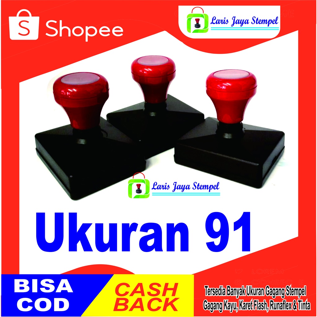 

gagang stempel panjang 91mm