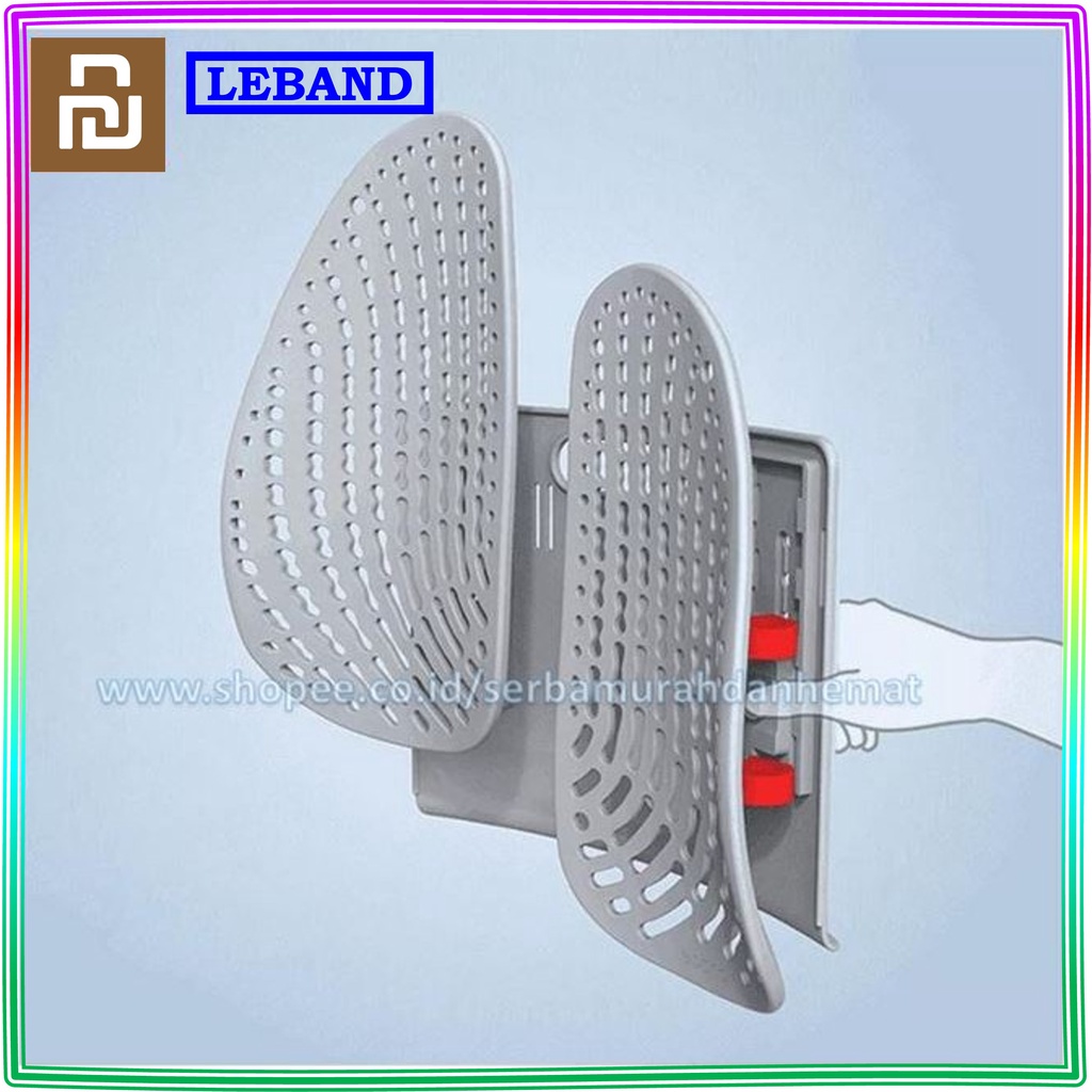 Alat Penopang Penyangga Punggung Kursi LEBAND Adjustable Ergonomic Back Support