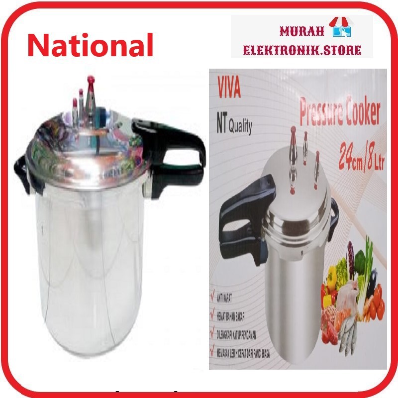 Pressure Cooker Panci Presto Viva National 8 Ltr 24 cm