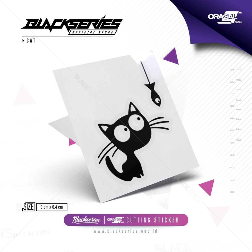 

Stiker Cat | Stiker Kucing | Cutting Sticker Cat 002