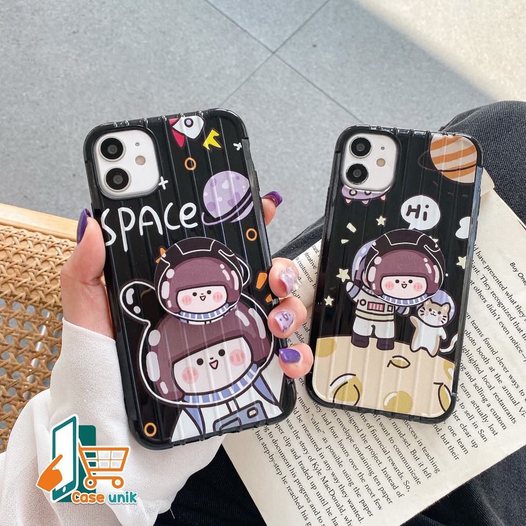 SS269 Softcase Popsocket SPACE Oppo A52 A92 A53 A33 Reno 4 4f A15 2020 CS2418