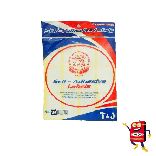 

STIKER LABEL TOM & JERYNO 103