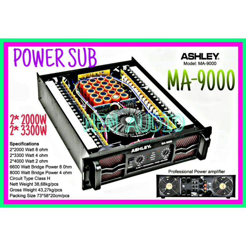 POWER SUB ASHLEY MA9000 ORIGINAL 3300W CLAS H JEDUG GLER