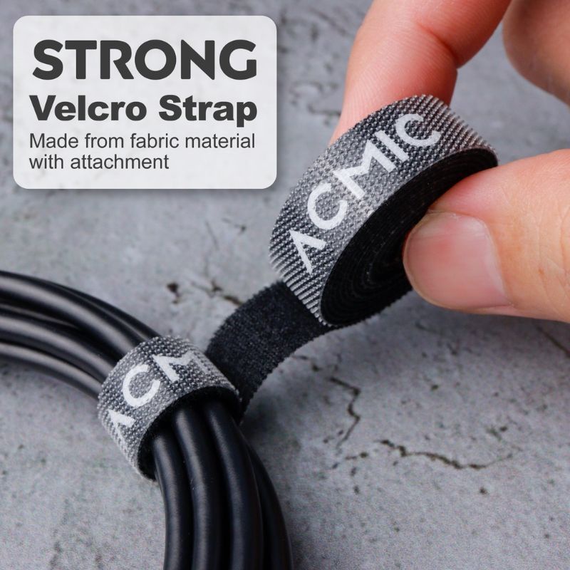 Velcro Cable Tie Strapping Cable Tali Pengikat Kabel Cable Organizer