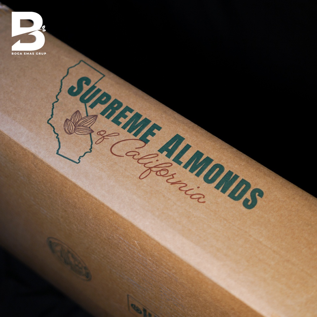 

ALMOND MENTAH NPX 27/30 BULK 22,68kg - SUPREME ALMOND - RAW ALMOND 22,68 kg DUS CALIFORNIA