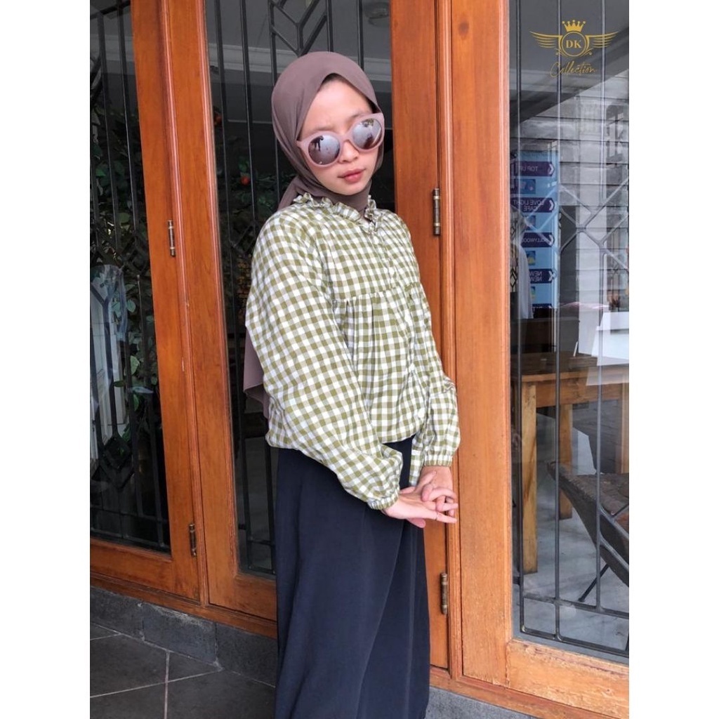 ATASAN WANITA - BLOUSE KOTAK PREMIUM - YOOKA BLOUSE - FASHION WANITA - BAJU ORIGINAL - COD