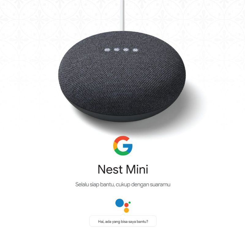 Google Nest Mini 2nd Gen Smart Speaker Handsfree Google Assistant Garansi Resmi TAM