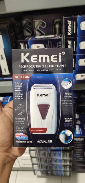 kemei shaver km 1102 3382  ORIGINAL super close razor shaver mesin cukur rambut botak licin finale