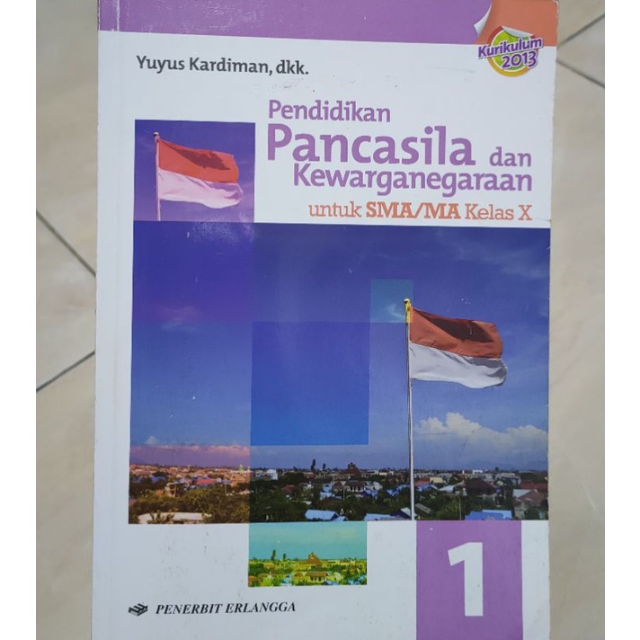 Buku PPKN Buku Erlangga kelas 10