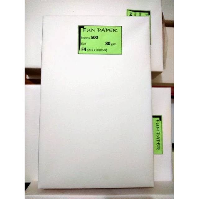 

Kertas HVS F4 80 gr Fun Paper / Kertas HVS Folio