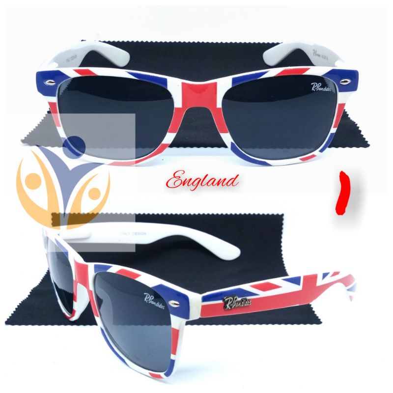 Kacamata bola piala dunia fans club flag uv protect