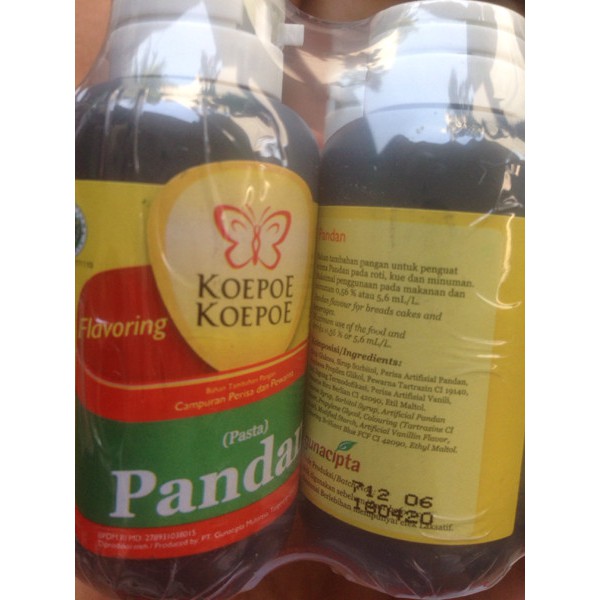 

Pasta Pandan Cap Koepoe Koepoe 25 ml botol kecil