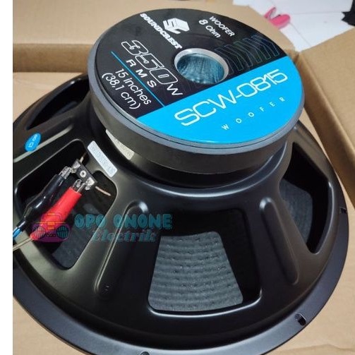 spiker speaker Soundcrest scw 0815 15 inch coil 3 inch karakter sub (baca deskripsi)