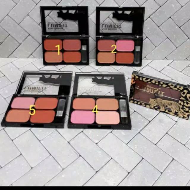 BLUSH ON KISS BEAUTY LUMIFIT 4WARNA