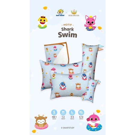 HIKARUSA baby shark  - bantal guling JUMBO