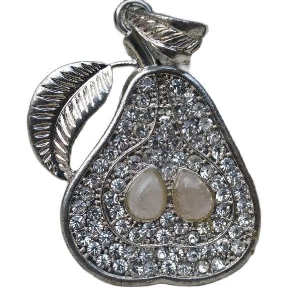 Liontin Batu Akik Kecubung Es Crystal