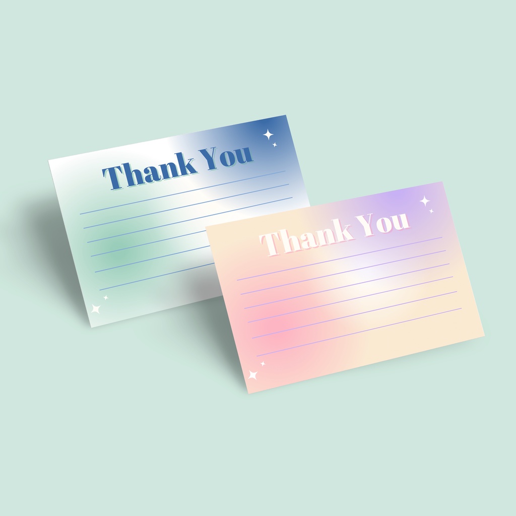 

DHANIA STUDIO - Kosongan Kartu Ucapan Terima Kasih