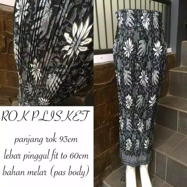 SB Collection Rok Plisket Sophia Maxi Panjang Jumbo Batik Wanita