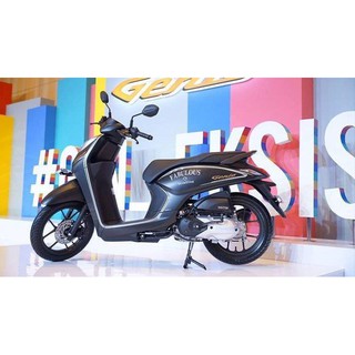  Stiker  Striping Motor  Honda Genio  Iss Fabulous 2021 Hitam 