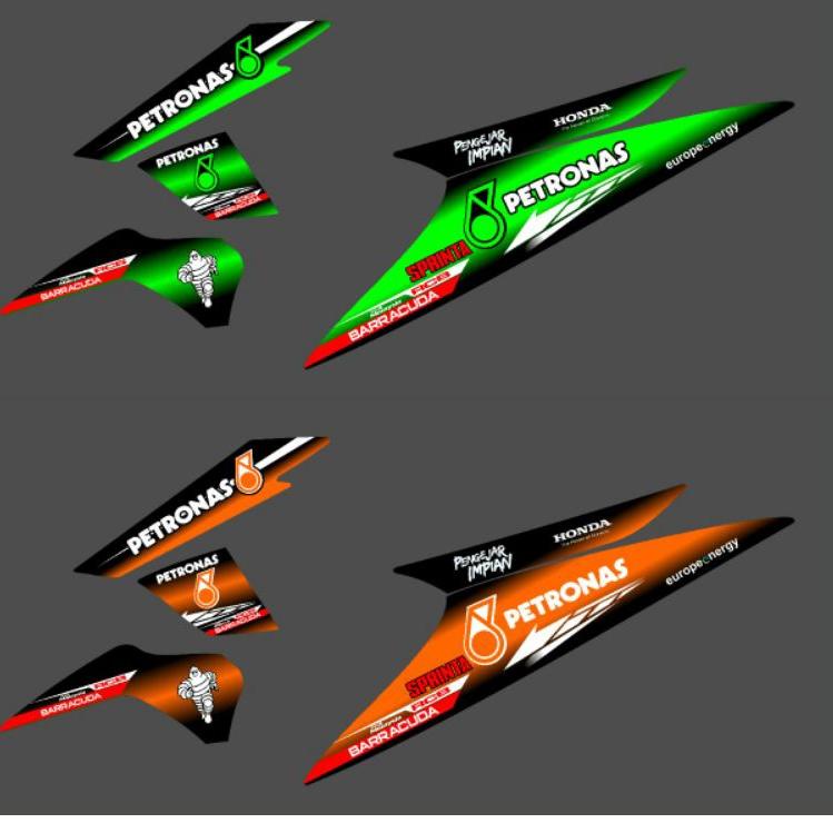 [PRODUK SWEJ9] READY STOK bisa cod striping variasi sticker lis beat karbu beat lama beat 2008-2012 