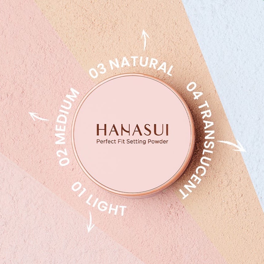 ✦SINAR✦ Hanasui Perfect Fit Setting Powder | Bedak Tabur | Finishing Powder